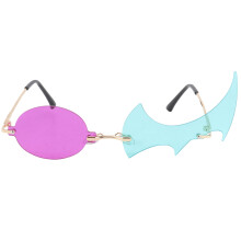 1 Paar Sonnenbrille Feuerbrille Flammenbrille