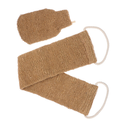 1 Set Beidseitig Peelinghandschuh Badeschrubber Für 2