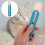 Cat Treat Dispenser Löffel Feeder ABS Rosa Katzenfutter Schale 5