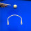 6 Billard Netztaschenhalter 15x8,5x3 Cm Weiß 8