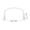 6 Billard Netztaschenhalter 15x8,5x3 Cm Weiß 2