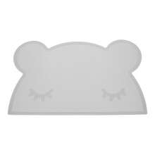 Children'S Placemat Silicon Kids Dinner Mats Baby Lichtgrijs