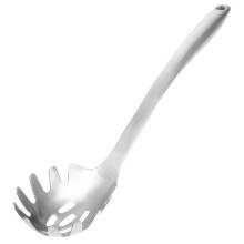 Stainless Steel Pasta Spoon Spaghetti Server For Noodles, Drain, Anti-Scald Design, Heat Insulation, Home And Restaurant