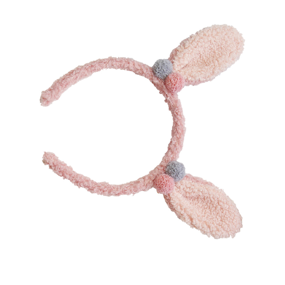 Pink Konijn Voor Stof Haar Hoofd Oren Rabbit Cartoon-image