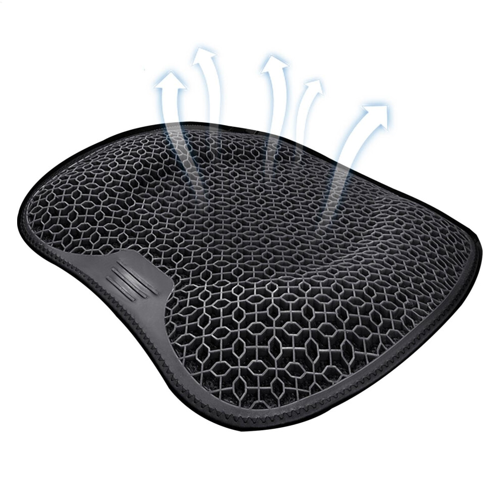 Car Cooling Cushion Gel Pressure Relief Cushion Cover Gel Cushion Ventilated Cooling Non-Slip Car Seat Cushion 9016109369239