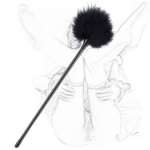 Feather Clitoris Whip Deluxe Feather Tickler Flogger With PVC Handle For BDSM Bondage Sex Toys For Couples