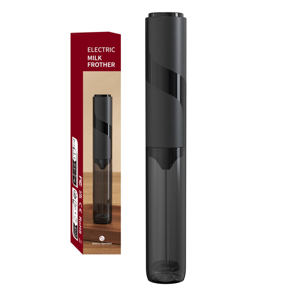 Handheld Milk Frother Stainless Whisk Battery Powered - Coffee Blender For Latte Cappuccino Matcha - Compact Easy Clean-image-OPC-PM65CM9-NEW