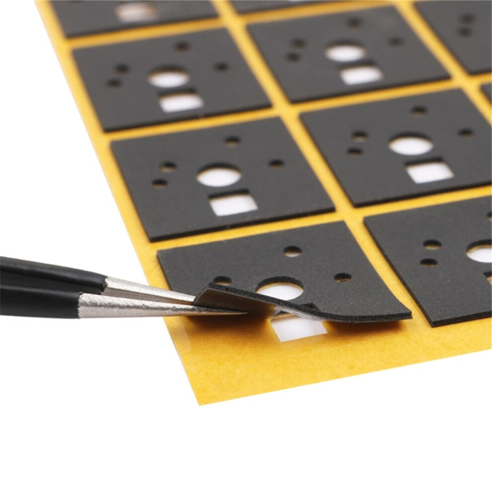 120 Pieces Mechanical Keyboard Switch Sticker Poron Shaft Pad Noise Dampener Foam Sound Switch Film For Gaming Keyboard 9084446373981