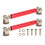 2 Frontsplitter Autozubehör 13,00x2,00x2,00 Cm Rot 8