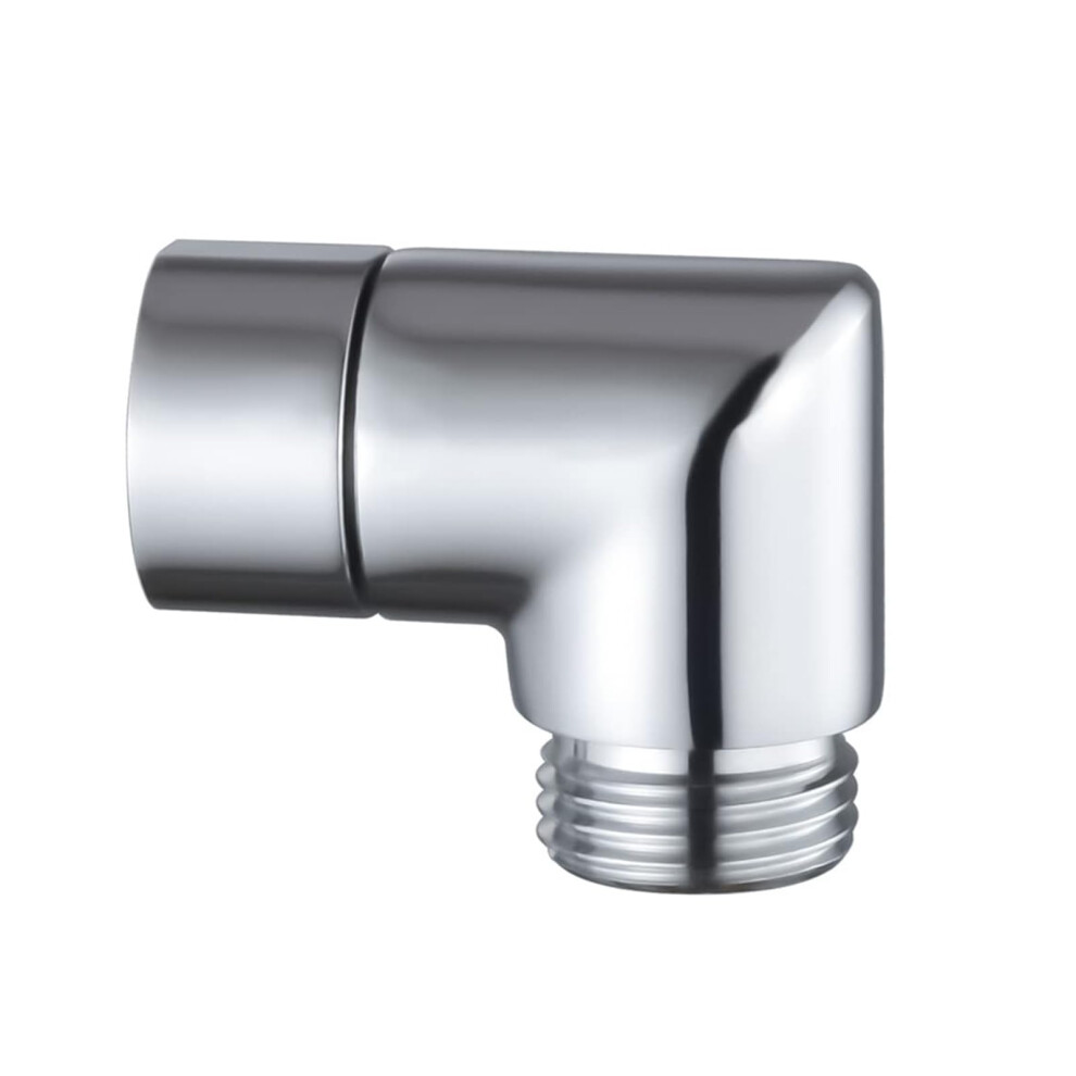 90 Degree Shower Head Elbow Adapter With Shower Arm Extension No Flow Restriction Adjustable Angle 9393856294879
