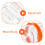 Kleintierrohre Hamsterrohre Set Orange ABS 8