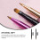 2Stk Doppelseitiger Lippenpinsel Kunststoff Mit Deckel 8