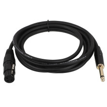 Female To Female Xlr Adapter Schwarz PVC 1 Satz