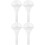 4 Sets Blumenstraußhalter Mit Griffen 5