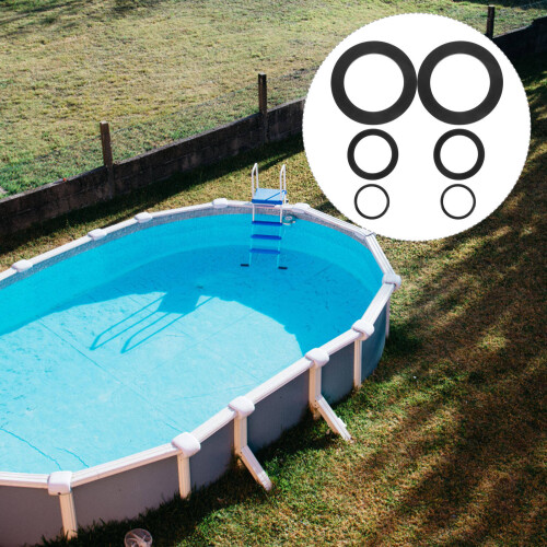 6St Pool Scheiben Abstandshalter Flache Dichtscheibe 2