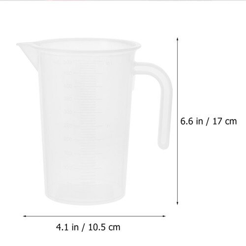 8 Messbecher Küchenmischkrug Transparent 1