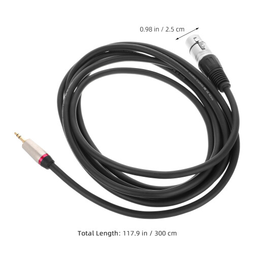 Audio Line Mini Xlr Stecker Pin Kopfhörer Adapter 2