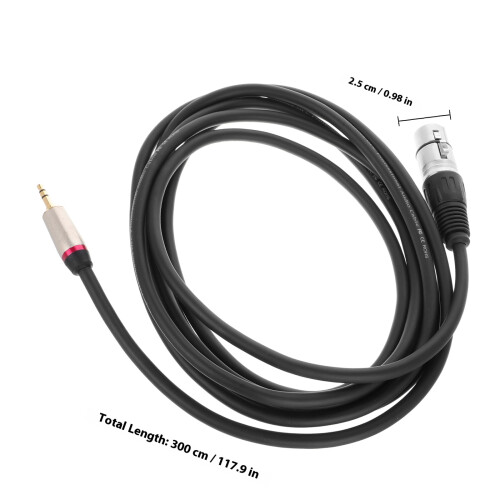 Audio Line Mini Xlr Stecker Pin Kopfhörer Adapter 1