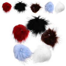 Raindrops Pompons Für Hüte Abnehmbarer Pompom 10