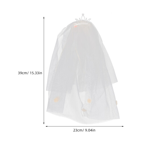 Dog Wedding Veil Tüll Design 1 2