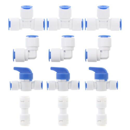 T Stueck 1 2 Zoll Gerade Absperrventil Filtersysteme 2