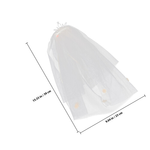 Dog Wedding Veil Tüll Design 1 1