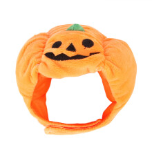 2 Halloween Kopfschmuck Kürbis Hut Für Haustiere Orange