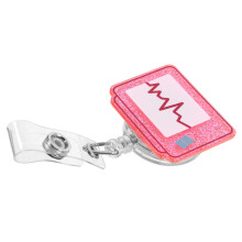 Badge Pflege Kartenhalter Für Lanyard Halter Pflegepersonal Rosa