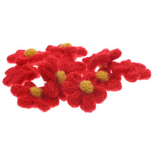 10Stk Kleines Blumenflicken Garnblume Für Kleidung