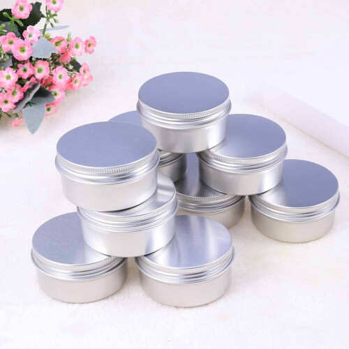 10 Aluminiumdosen Für Reisecreme 1