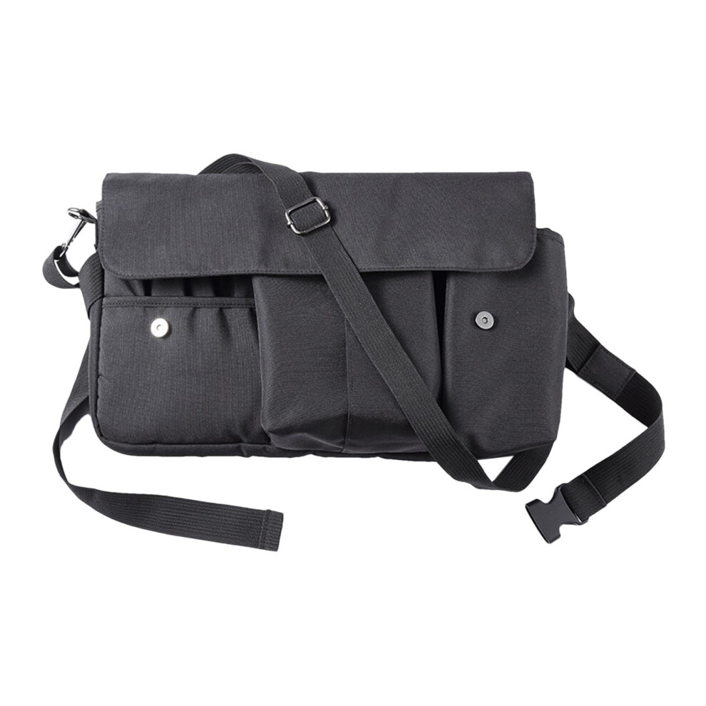 Makeup Brush Waist Bag Cosmetic Organizer Canvas Bag With Belt For Professional Makeup Artist And Actor