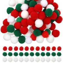 3Stk 5Packs Kinder Pompoms Bälle Basteldekoration