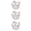 3 Legierung Diamant Krone Silber 8