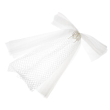 Women'S -Schleier Kurzer Schleier Weiß Tüll 1