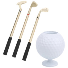 4 Sets Golfball Stifthalter Desktop Büroorganisation