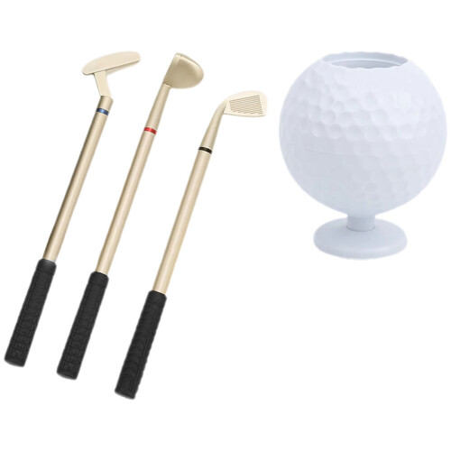 4 Sets Golfball Stifthalter Desktop Büroorganisation 1