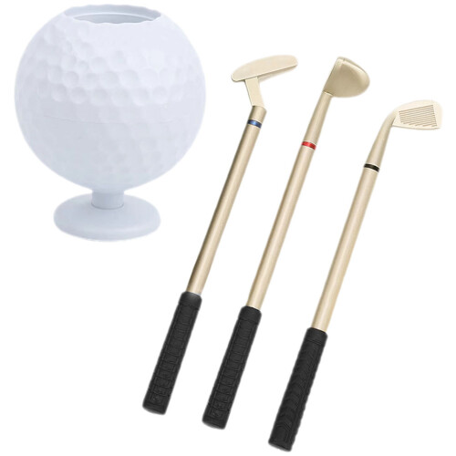 4 Sets Golfball Stifthalter Desktop Büroorganisation 2