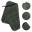 Waxed Canvas Roll Bag Olivgrün Organizer 10