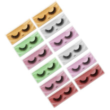12Pack Dichte Wimpern Mit Nachgeahmtem Marderhaar Für Den Nachtclub