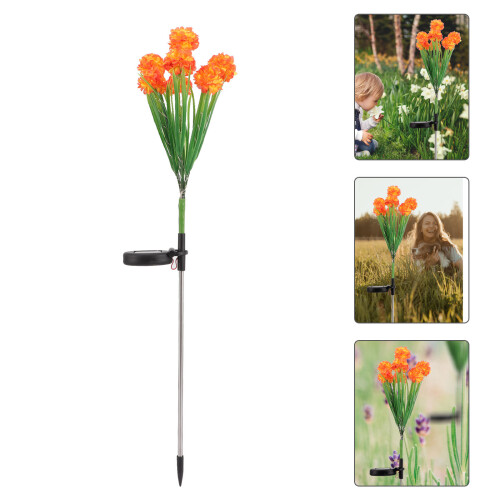 Solar Leuchten Lila Gras 1