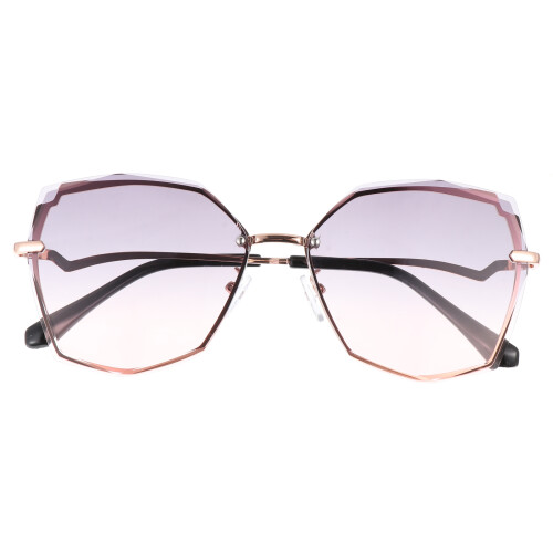 1 Paar Sonnenbrille Pc Damen Oversized