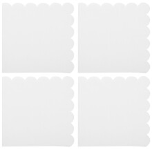 16 Blatt Servietten Weißes Papier Tragbar Für Veranstaltungen