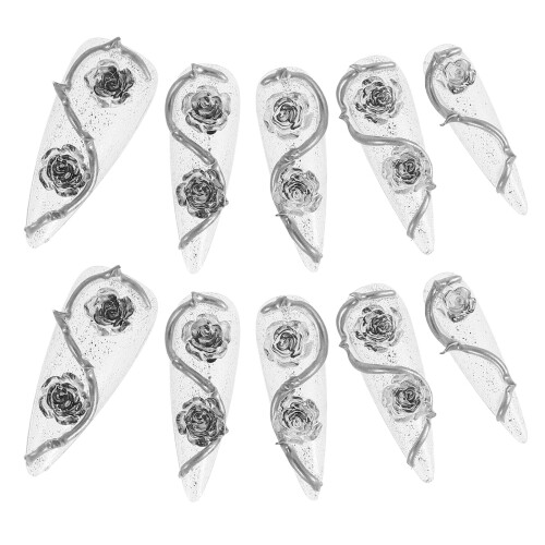 10 Für Nägel Silber