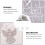 10 Metall Seitenmarkierer Silber Durchbrochenes Design 7