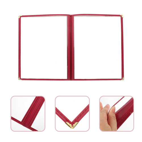 Papier Schutz Ordner Hülle Kartenhalter 1