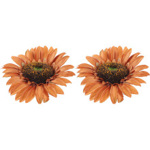 2Stk Sunflower Gardinenklammer Ohne Bohren Seidentuch Gurtband