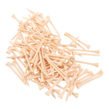 100Stk Holz Golftees Beige Robust Unzerbrechlich Für Training & Spiel