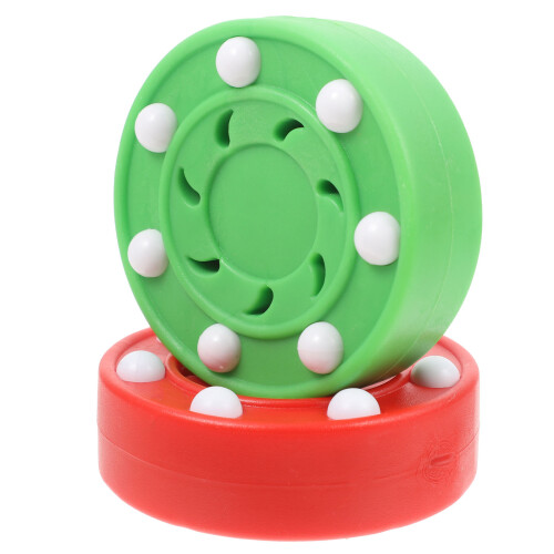 2 Rollhockey Pucks, Zufällige