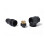 2Pcs 13 Pin Trailer Plug Adapter Durable Nylon Copper Black 6