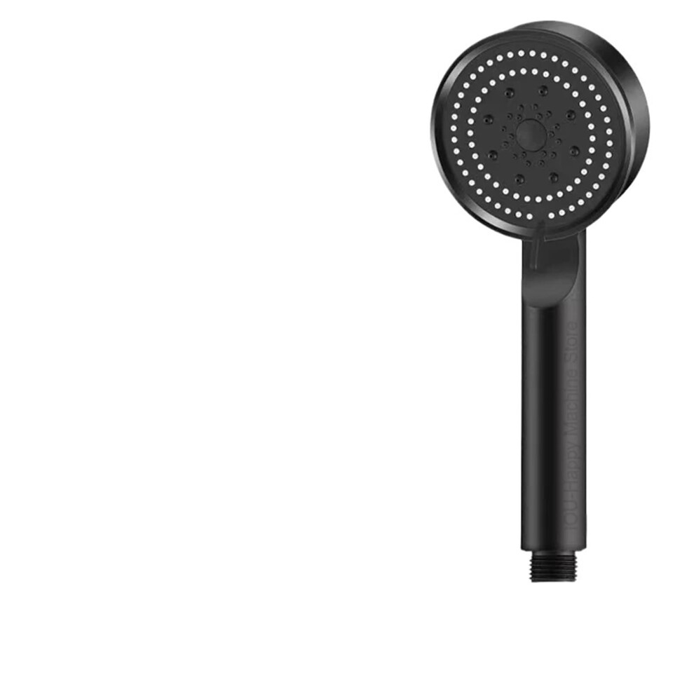 Shower Head Black 5 Modes Adjustable High-Pressure Water-Saving Massage Bathroom Accessories 9016109369697